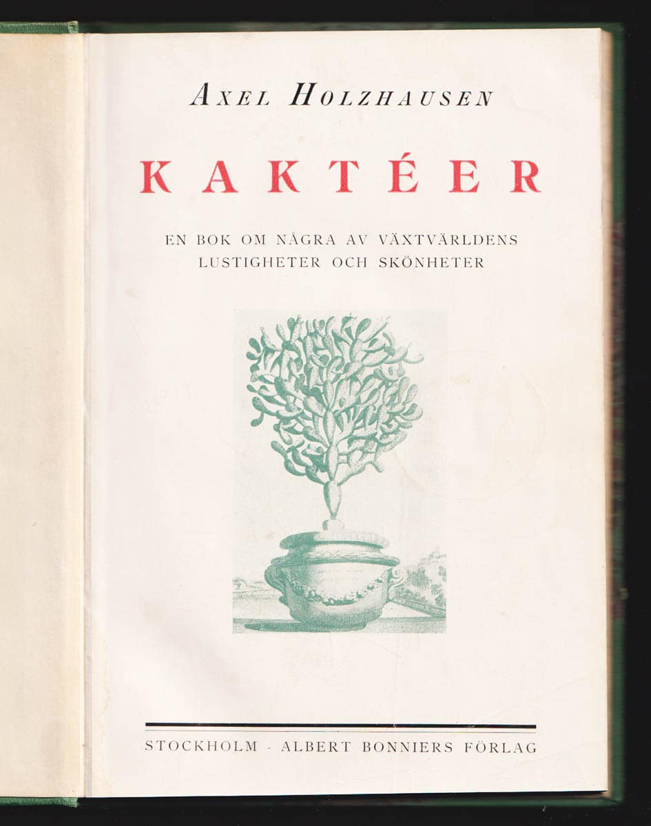 Axel Holzhausen : Kaktéer