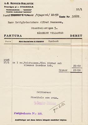 Axel Holzhausen : Våra växter och blommor inomhus