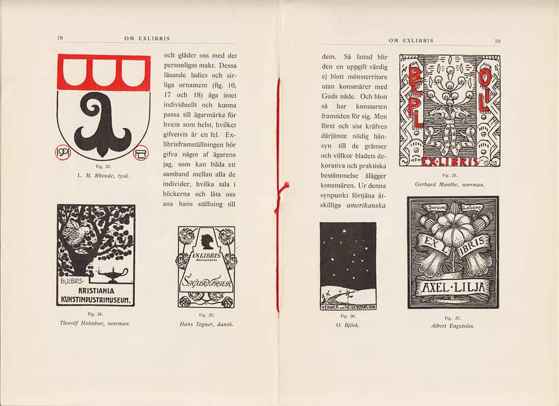 Axel L. Romdahl : Om Exlibris