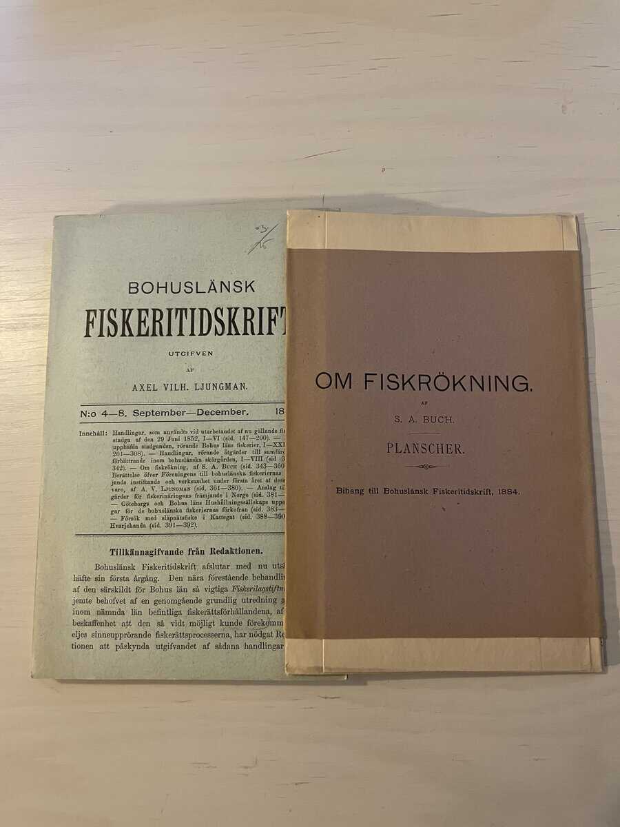 Axel Ljungman : Bohuslänsk fiskeritidskrift - Nummer 4-8 1884