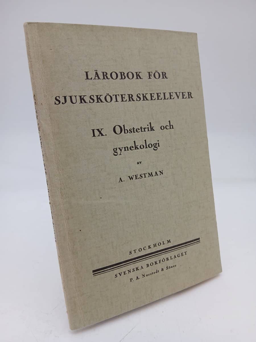 Axel Westman : Obstetrik och gynekologi