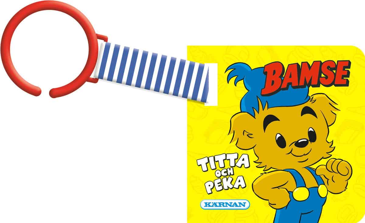Barnvagnsbok Bamse. Titta och peka