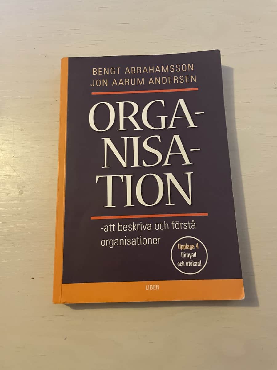 Bengt Abrahamsson : Organisation