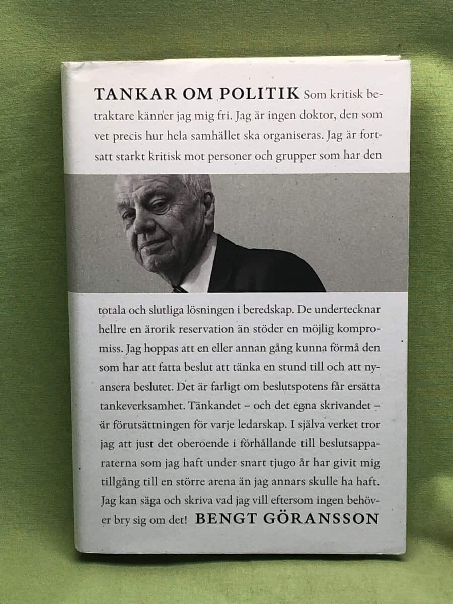 Bengt Göransson : Tankar om politik