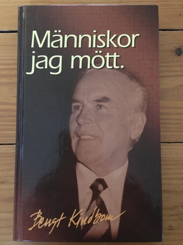 Bengt Kindbom : Människor jag mött (Signerad)