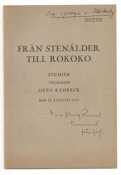 Bengt Thordeman : Ett skånskt skattfynd med svenskt runmynt