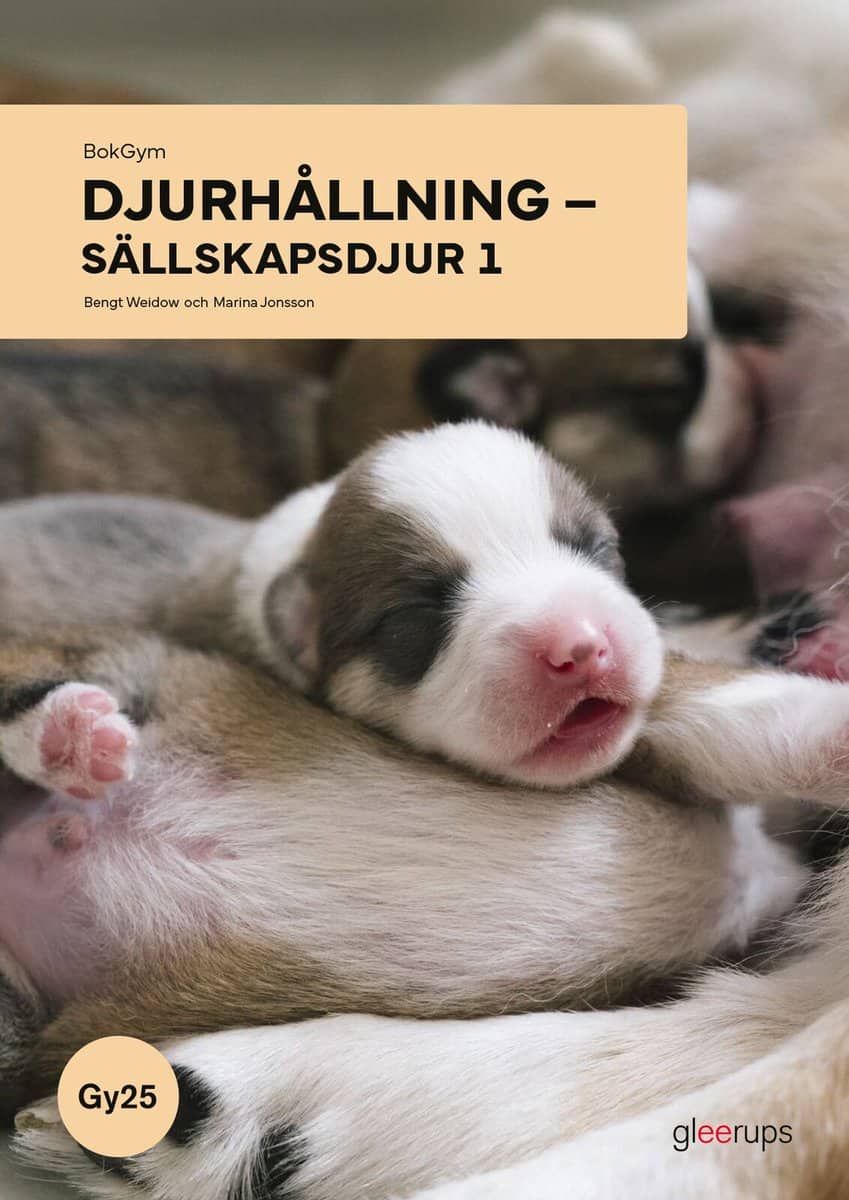Weidow, Bengt ; Jonsson, Marina : BokGym Djurhållning - sällskapsdjur 1, bok, Gy25