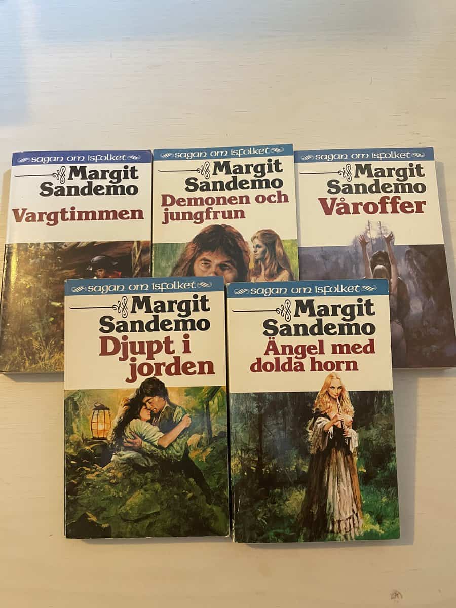 Bente Pedersen : Sagan om Isfolket 21-25 - Vargtimmen - Demonen och jungfrun - Våroffer - Djupt i jorden - Ängel med dolda horn