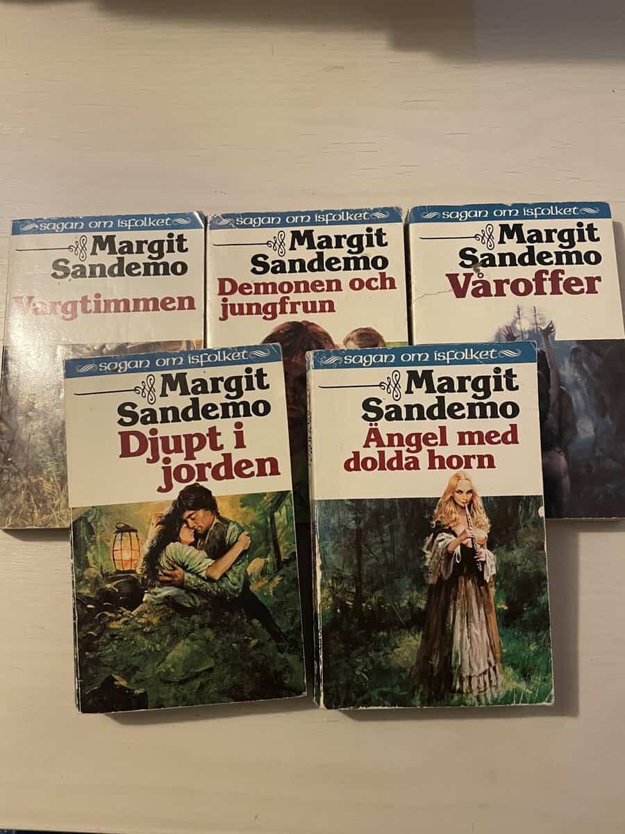 Bente Pedersen : Sagan om Isfolket 21-25 - Vargtimmen - Demonen och jungfrun - Våroffer - Djupt i jorden - Ängel med dolda horn