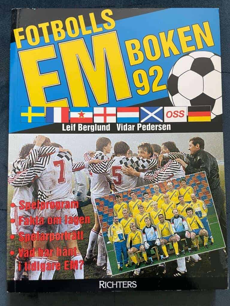 Berglund, Leif ; Pedersen, Vidar : Fotbolls-EM-boken 92