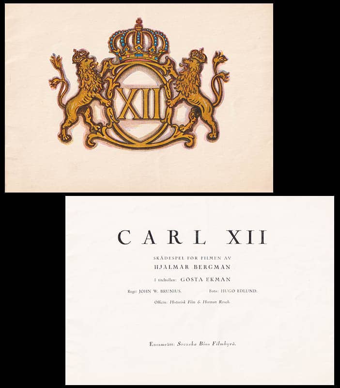 Bergman. Hjalmar : Karl XII