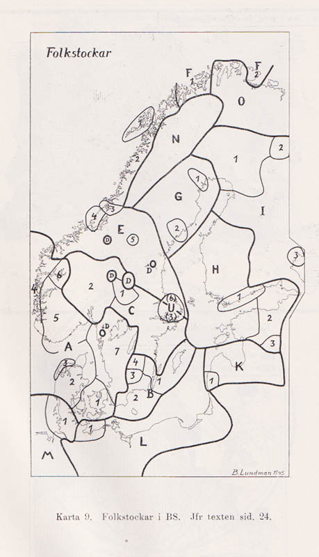 Bertil Lundman : Raser och folkstockar i Baltoskandia