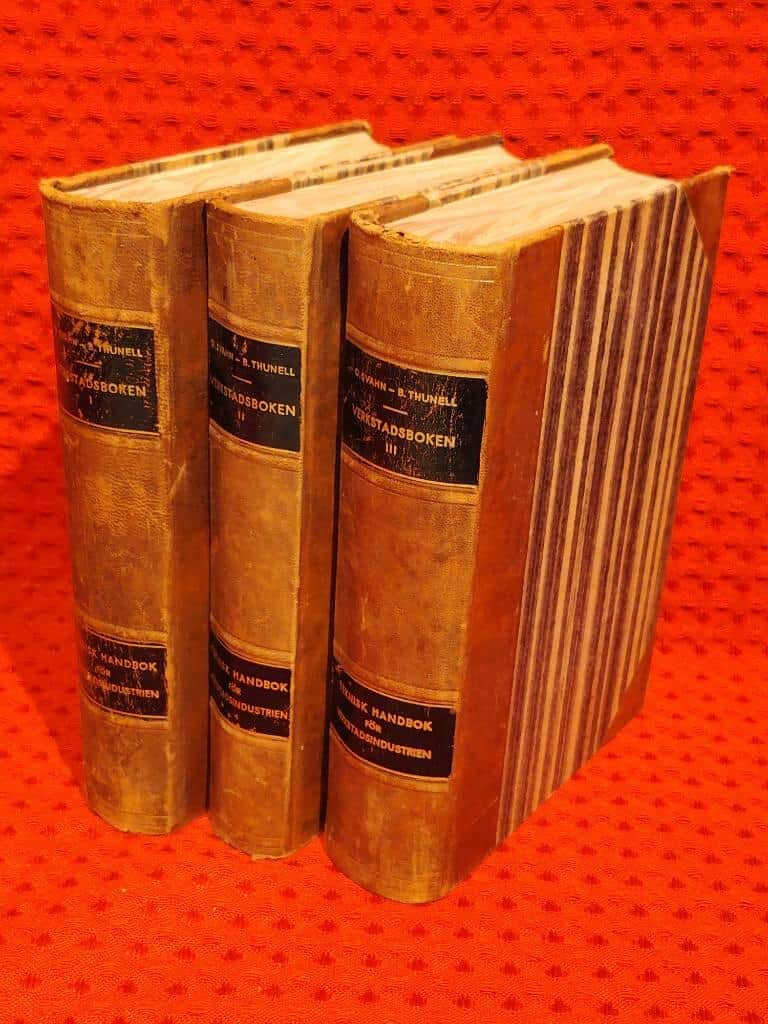 Bertil Thunell Olov Svahn : Verkstadsboken I-III