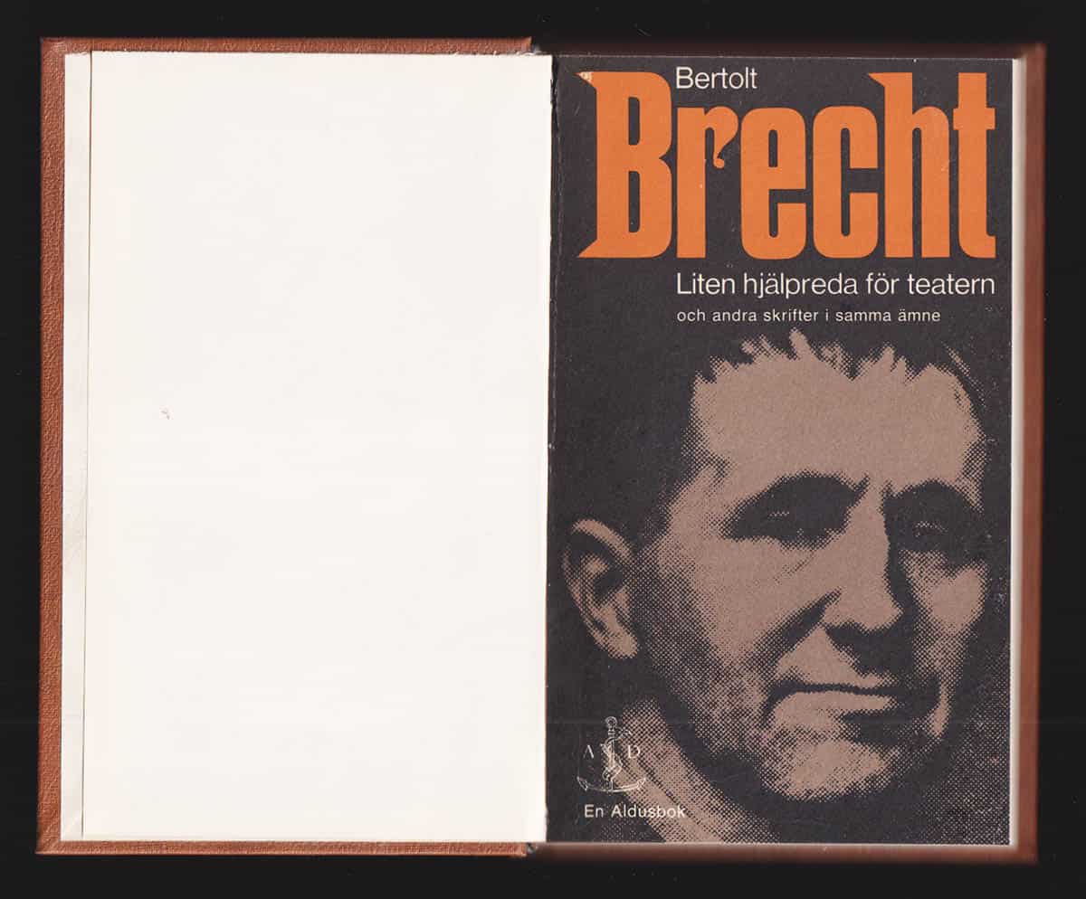 Bertolt Brecht : Liten hjälpreda för teatern och andra skrifter i samma ämne. Urval och översättning av Herbert Grevenius