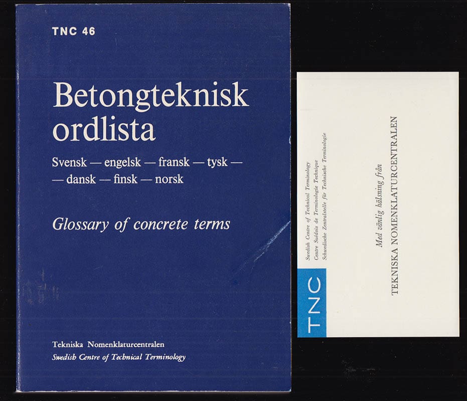 Betongteknisk ordlista