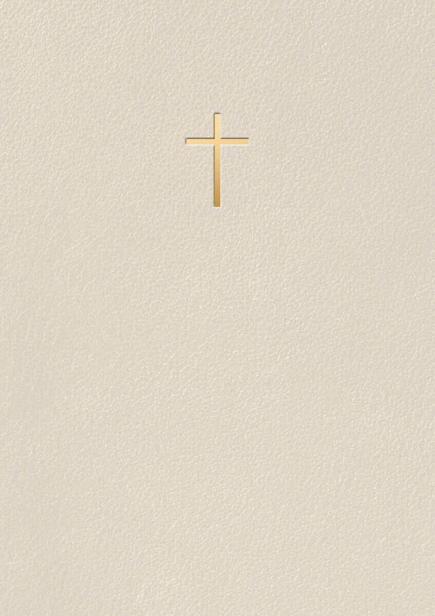 Bibel 2026 Benvit konstskinn