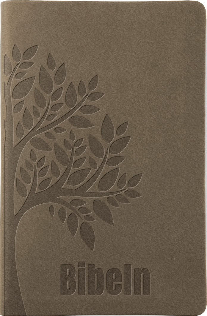 Bibel 2026 Slimline - Konstskinn brun