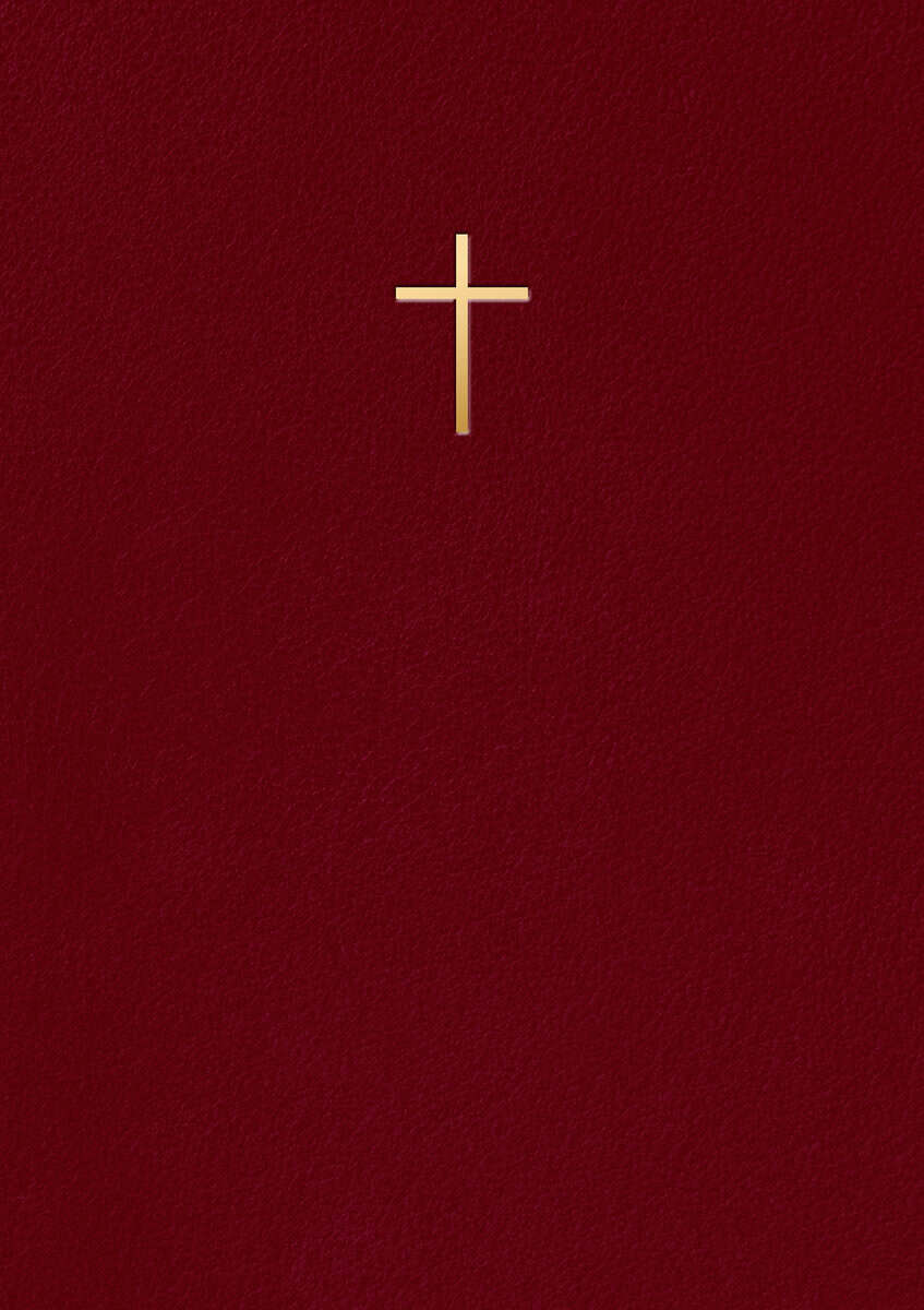 Bibel 2026 Vinröd konstskinn