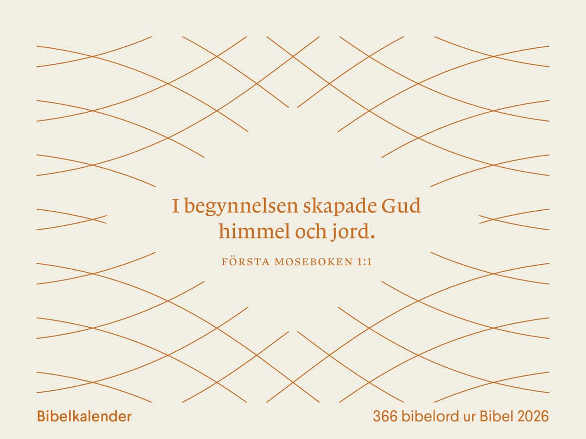 Bibelkalender - 366 bibelord ur Bibel 2026
