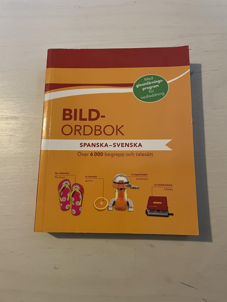 Bildordbok spanska-svenska över 6000 begrepp