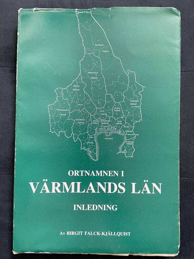 Birgit Falck-Kjällquist : Ortnamnen i Värmlands län inledning