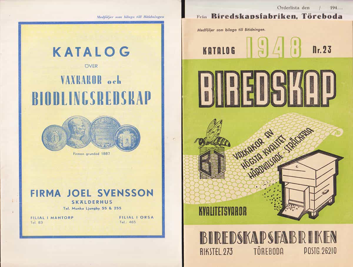 Bitidningen Januari 1946 - februari 1951 (57 häften + 5 priskuranter)