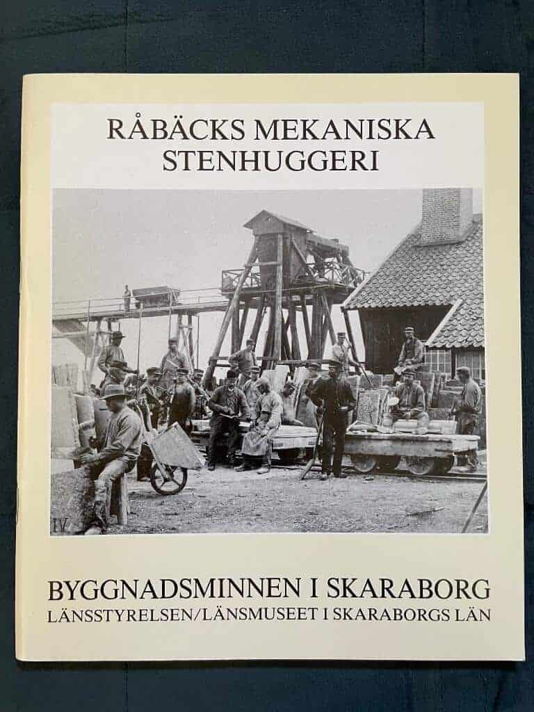 Björkman, Eva, 1951-, antikvarie ; Julihn, Eric : Råbäcks mekaniska stenhuggeri