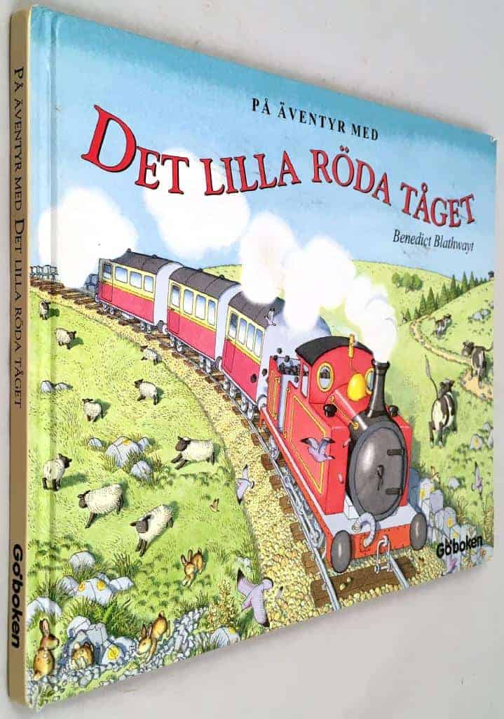 Blathwayt, Benedict ; Hyltén-Cavallius, Ulf : På äventyr med det lilla röda tåget - Tåg på villospår / Lilla röda tåget banar väg