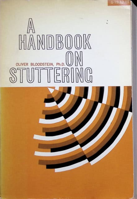 Bloodstein Oliver : A Handbook on Stuttering