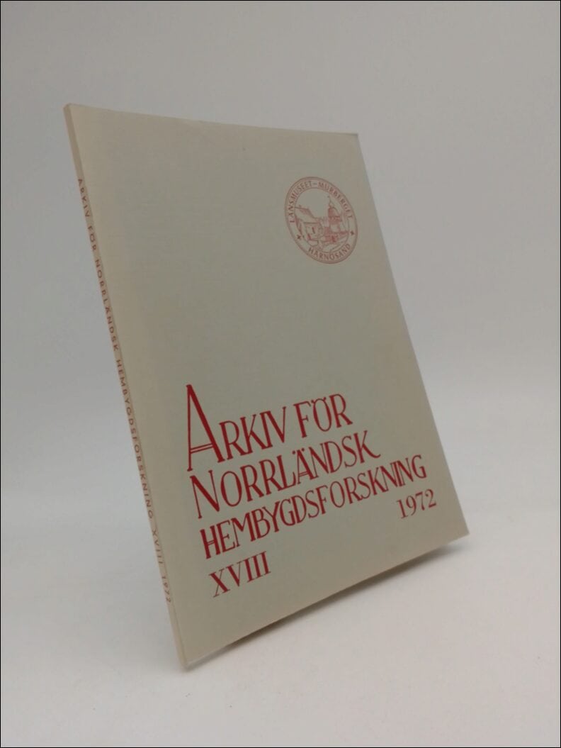 Bo Hellman : Arkiv för norrländsk hembygdsforskning