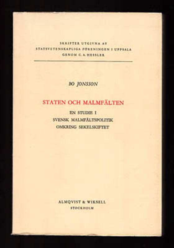 Bo Jonsson : Staten och malmfälten