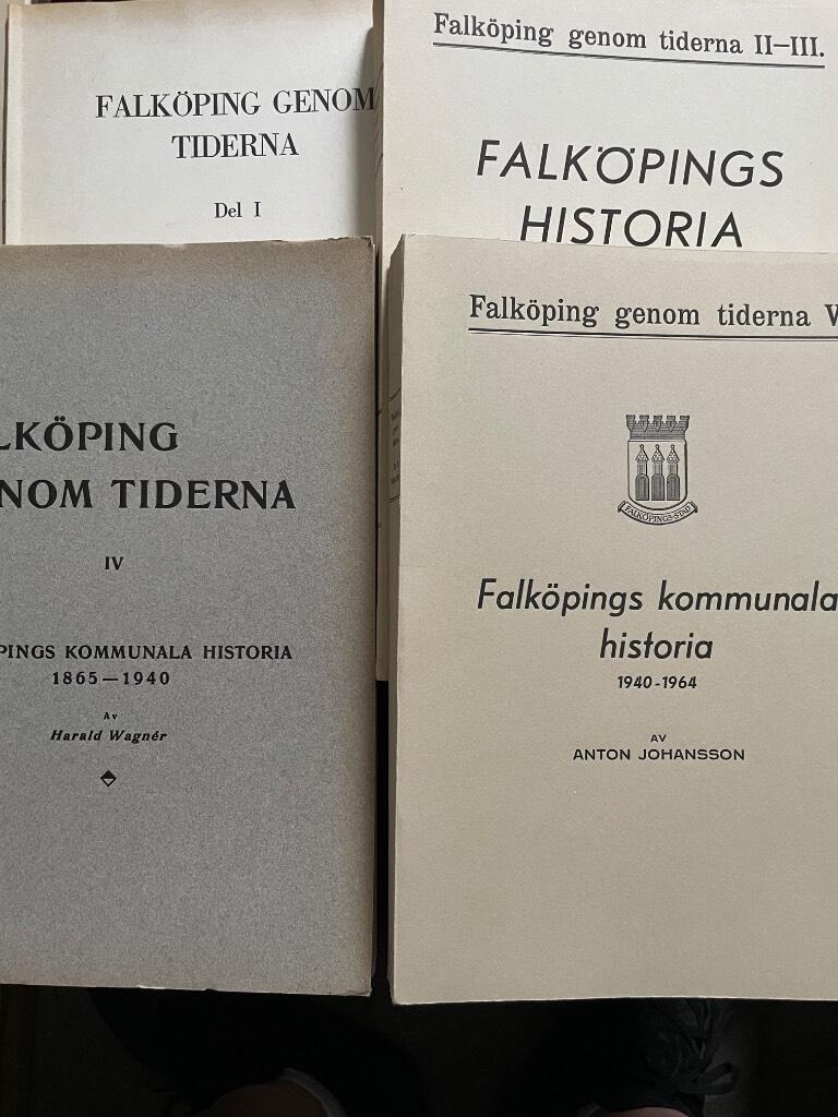 Bo V:son Lundqvist, Harald Wagnér, Anton Johansson : Falköping genom tiderna I-V