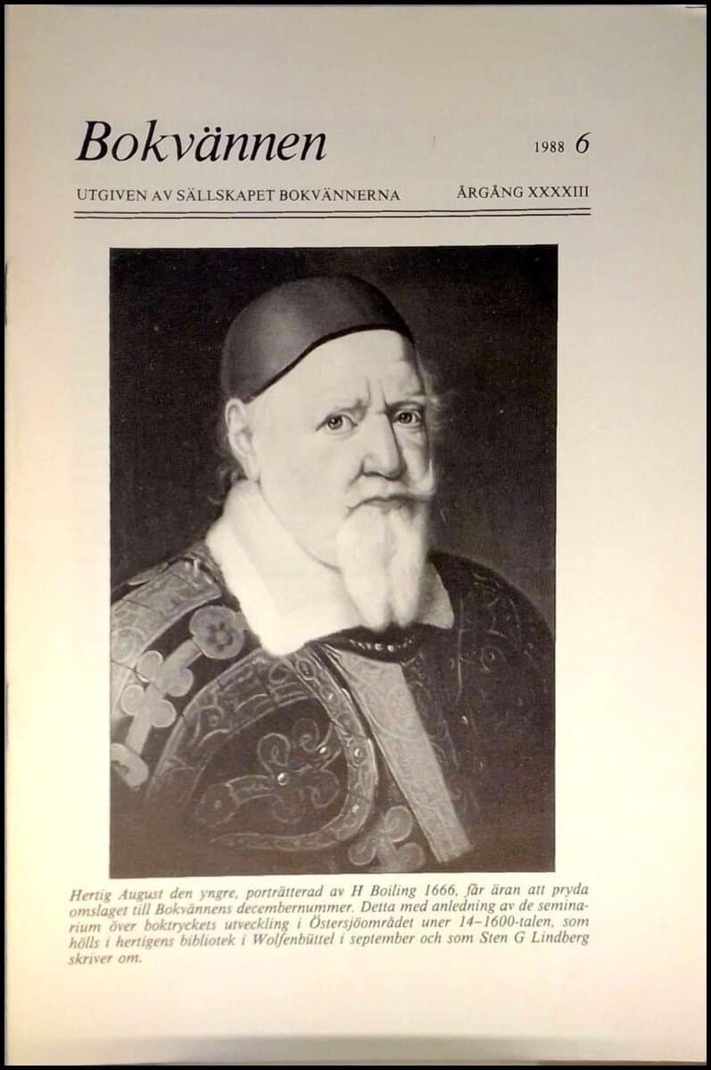 Bokvännen : 1988 / 6