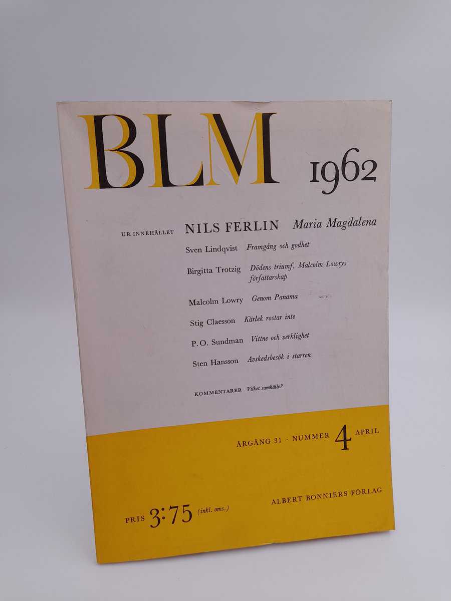 Bonniers litterära magasin : 1962/4