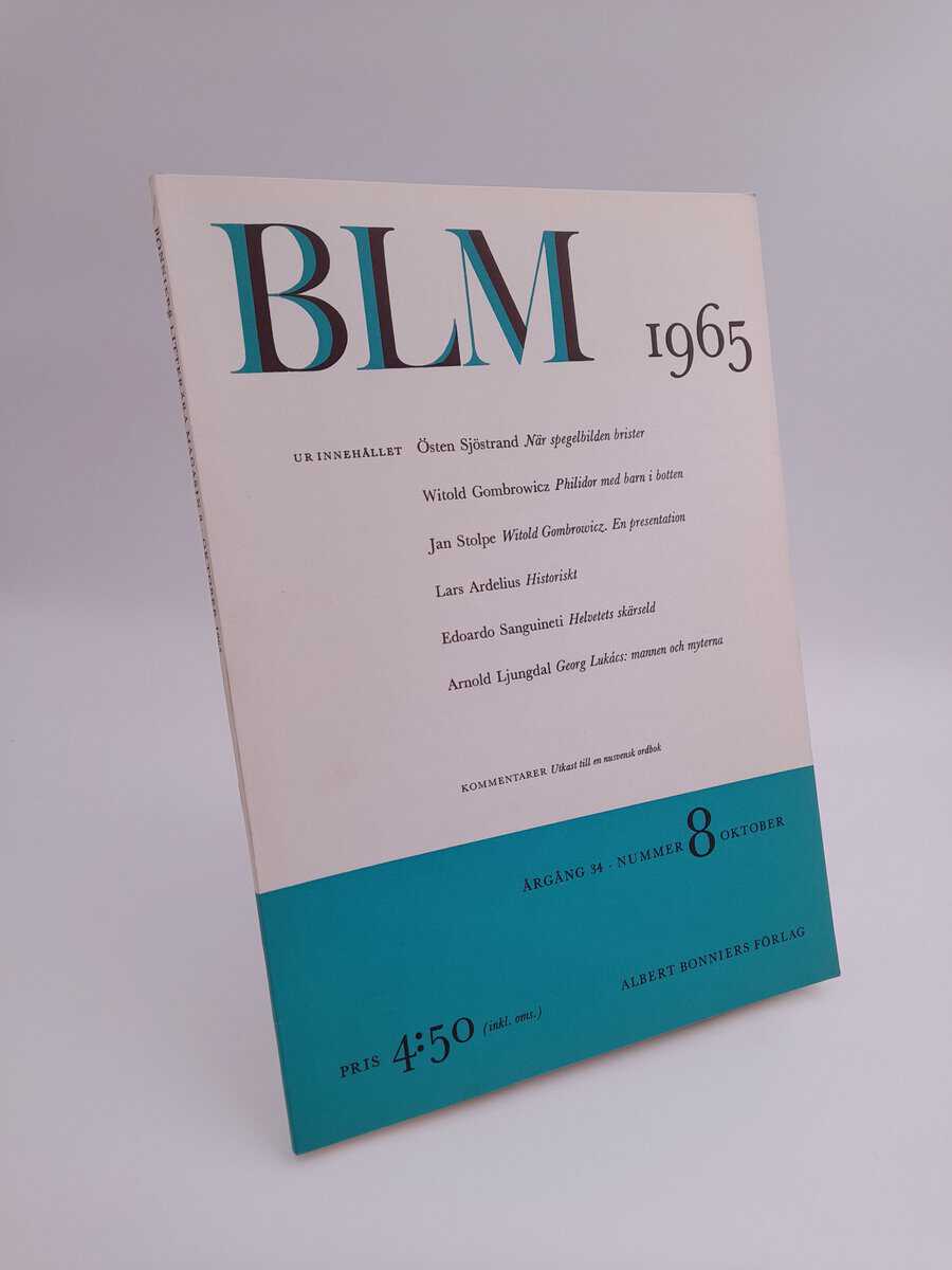 Bonniers litterära magasin : 1965/8
