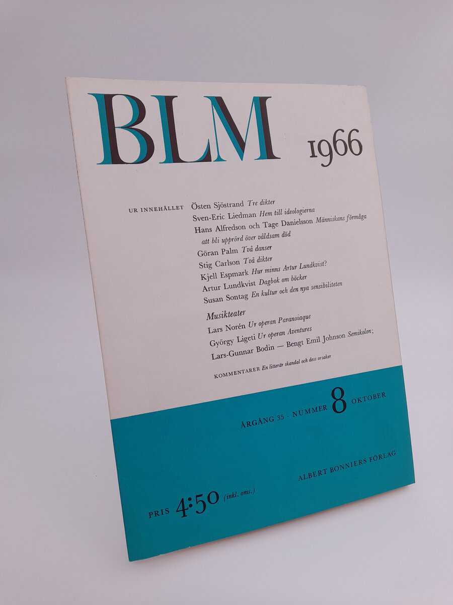Bonniers litterära magasin : 1966/8