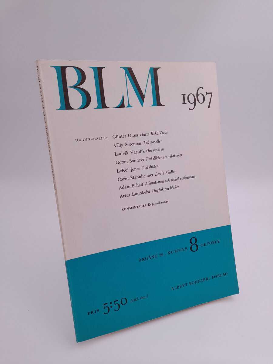 Bonniers litterära magasin : 1967/8