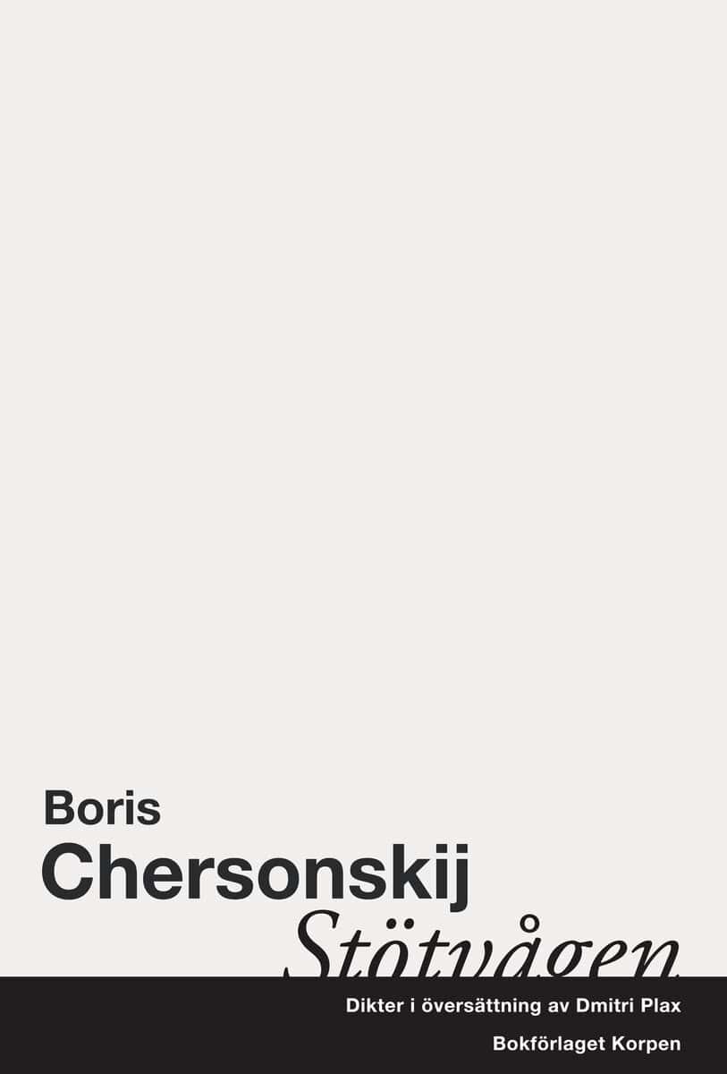Boris Chersonskij : Stötvågen : dikter i urval