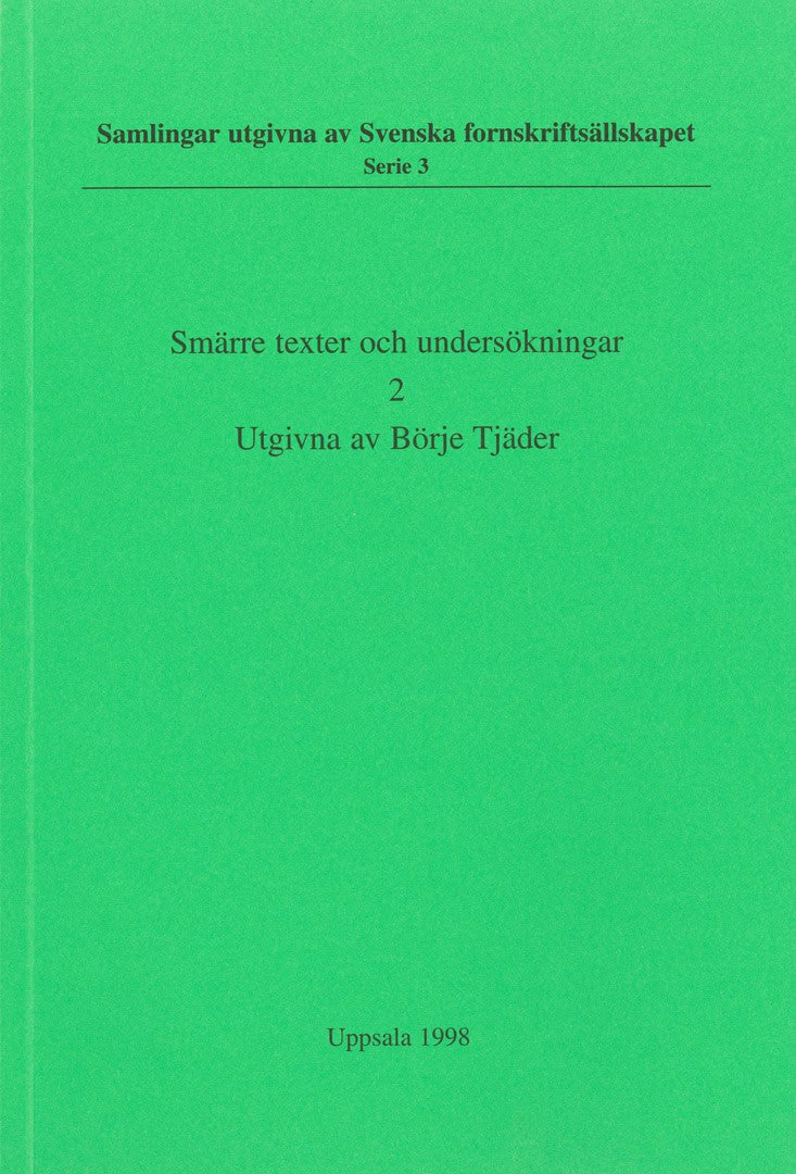 Börje Tjäder : Samlingar [H.] 2