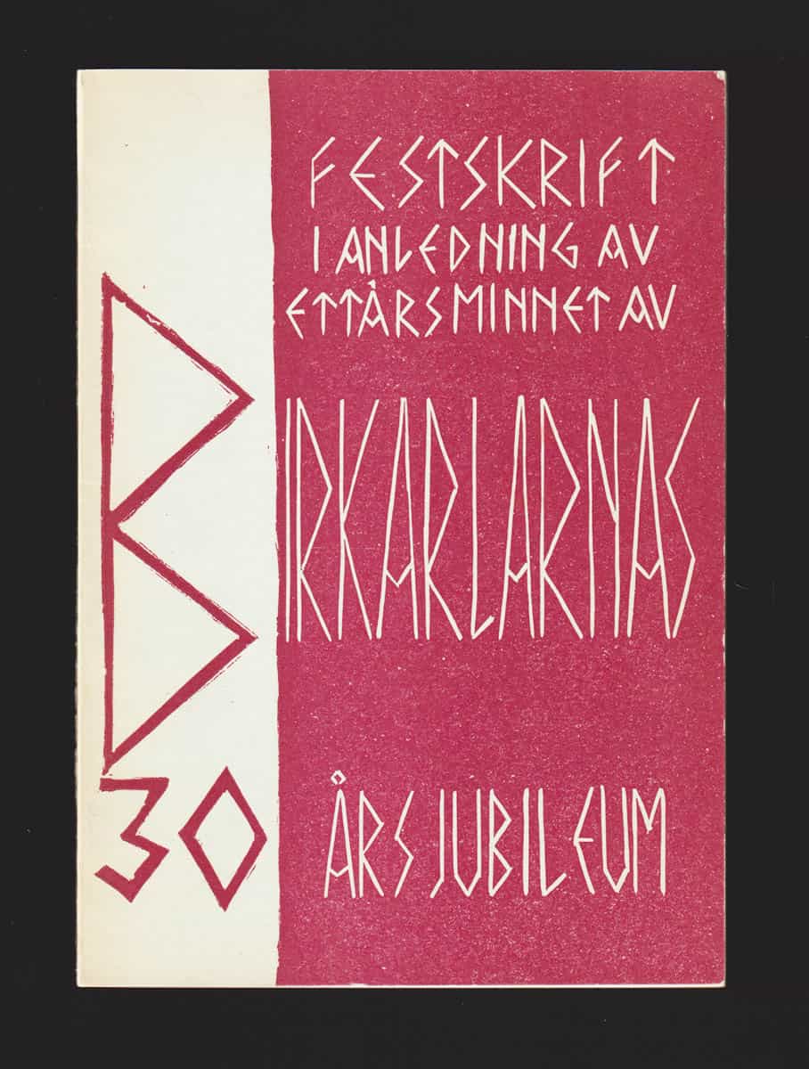 Börje Wiss, Börje ; Ulf, Örnkloo (1934-2016) [red.] : Festskrift i anledning av ettårsminnet av Birkarlarnas 30-årsjubileum