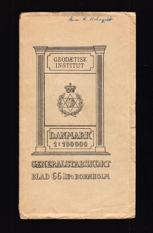 [Bornholm ; karta] : Generalstabskort Danmark 1:100 000 blad 66 - Bornholm