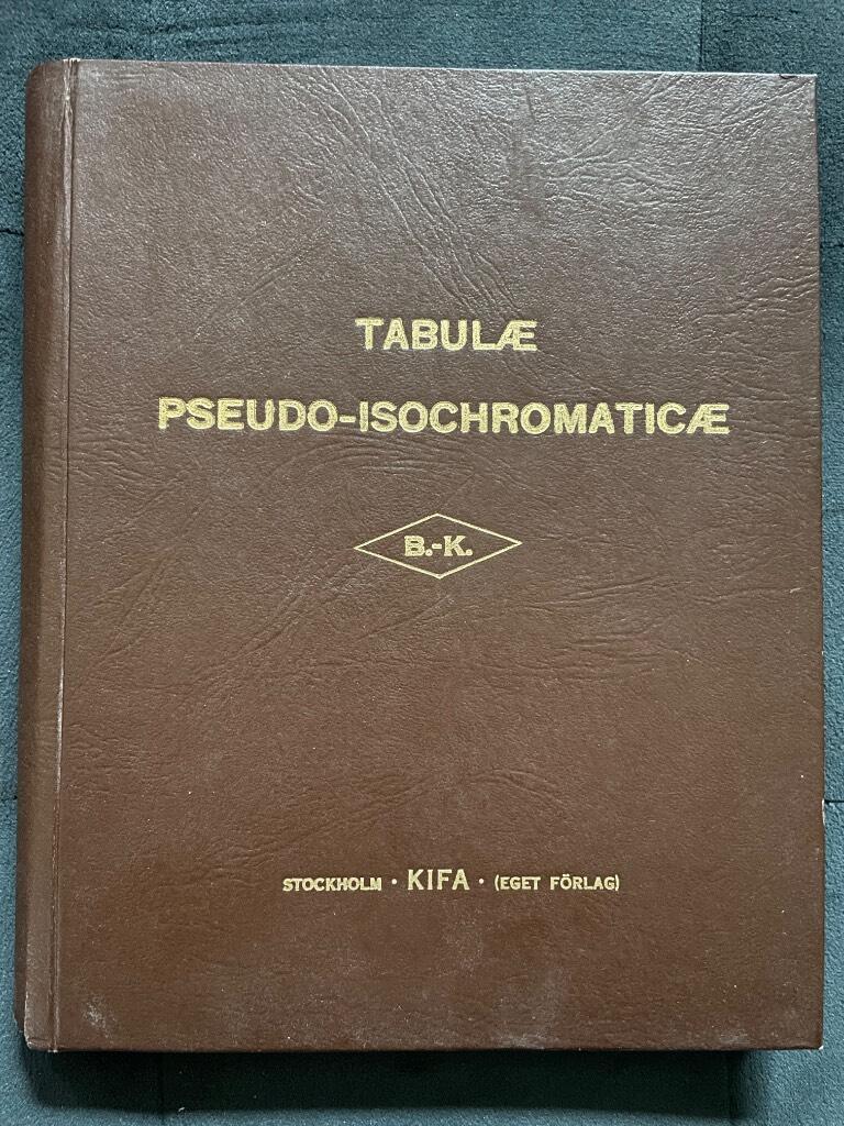 Boström, C. G. ; Kugelberg, I : Tabulæ pseudo-isochromaticæ
