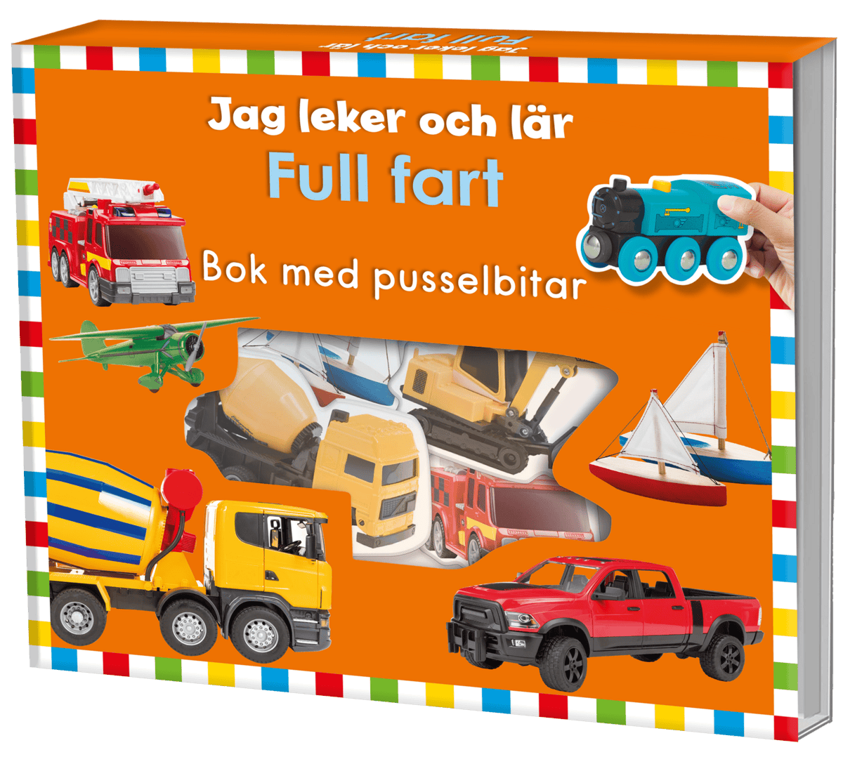 Boultwood, Ellie ; Cockayne, Hannah ; Oliver, Amy | JAG LEKER OCH LÄR: FULL FART - BOK MED PUSSELBITAR : full fart - bok med pusselbitar