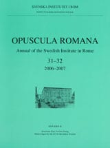 Brita Alroth : Opuscula Romana