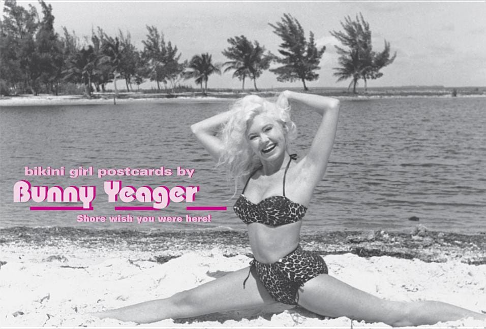 Bunny Yeager : Bikini Girl Postcards By Bunny Yeager