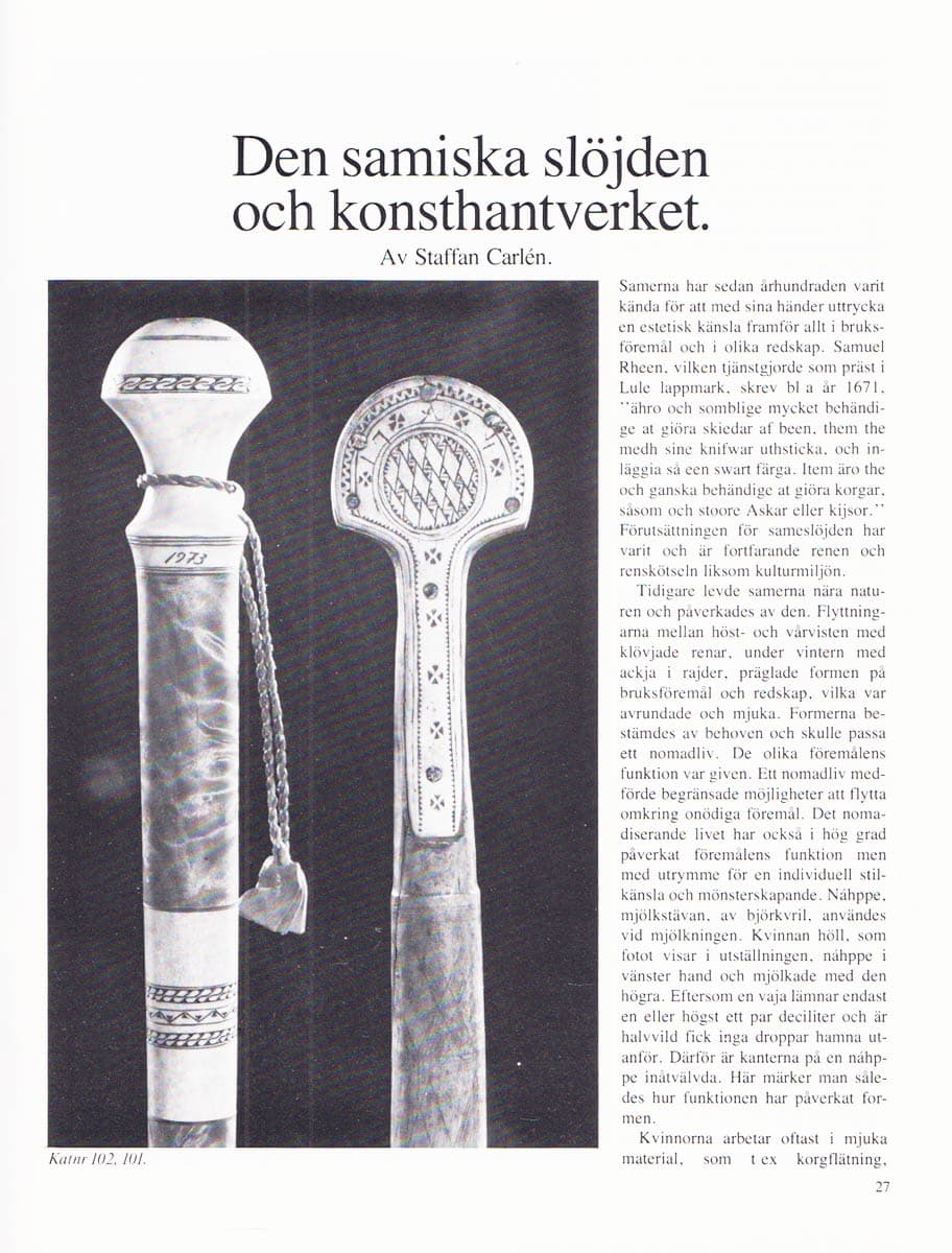Burén, Jan af ; Carlén, Staffan [red.] : Samerna i konsten