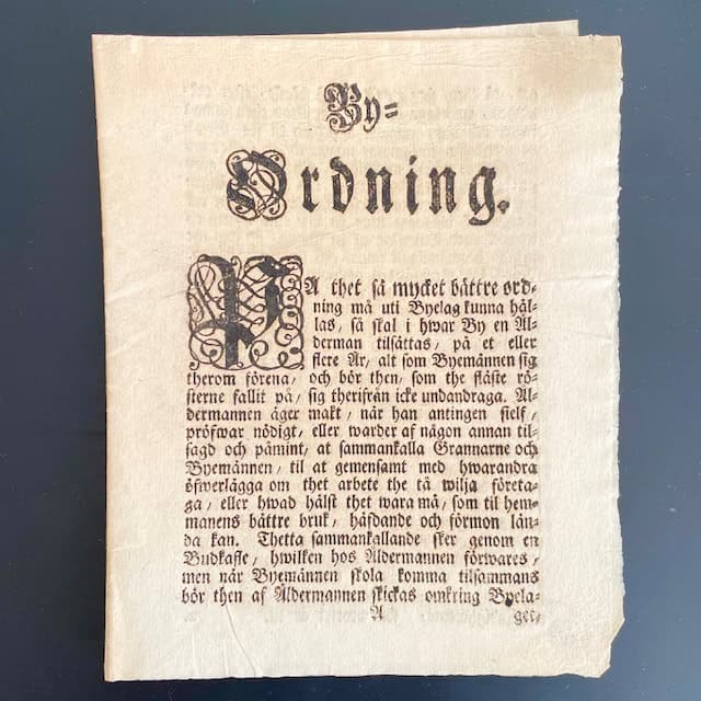 By-Ordning.