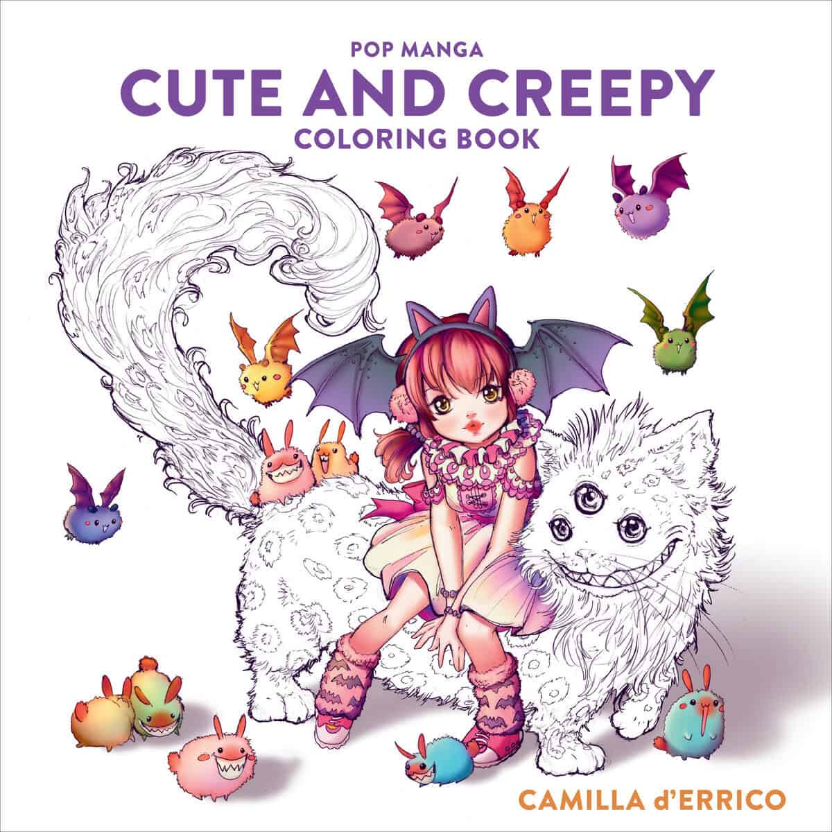 C D'errico : Pop Manga Cute and Creepy Coloring Book