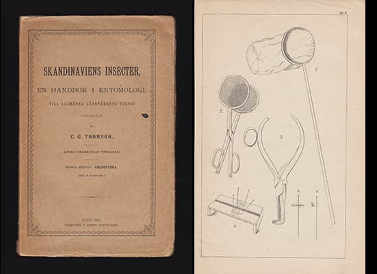 C. G. Thomson : Skandinaviens insecter. En handbok i entomologi. Första häftet [allt som utkom] Coleoptera (med 5 planscher, I-IV saknas)