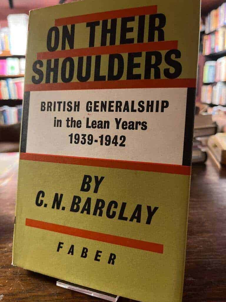 C. N. Barclay : On the shoulders